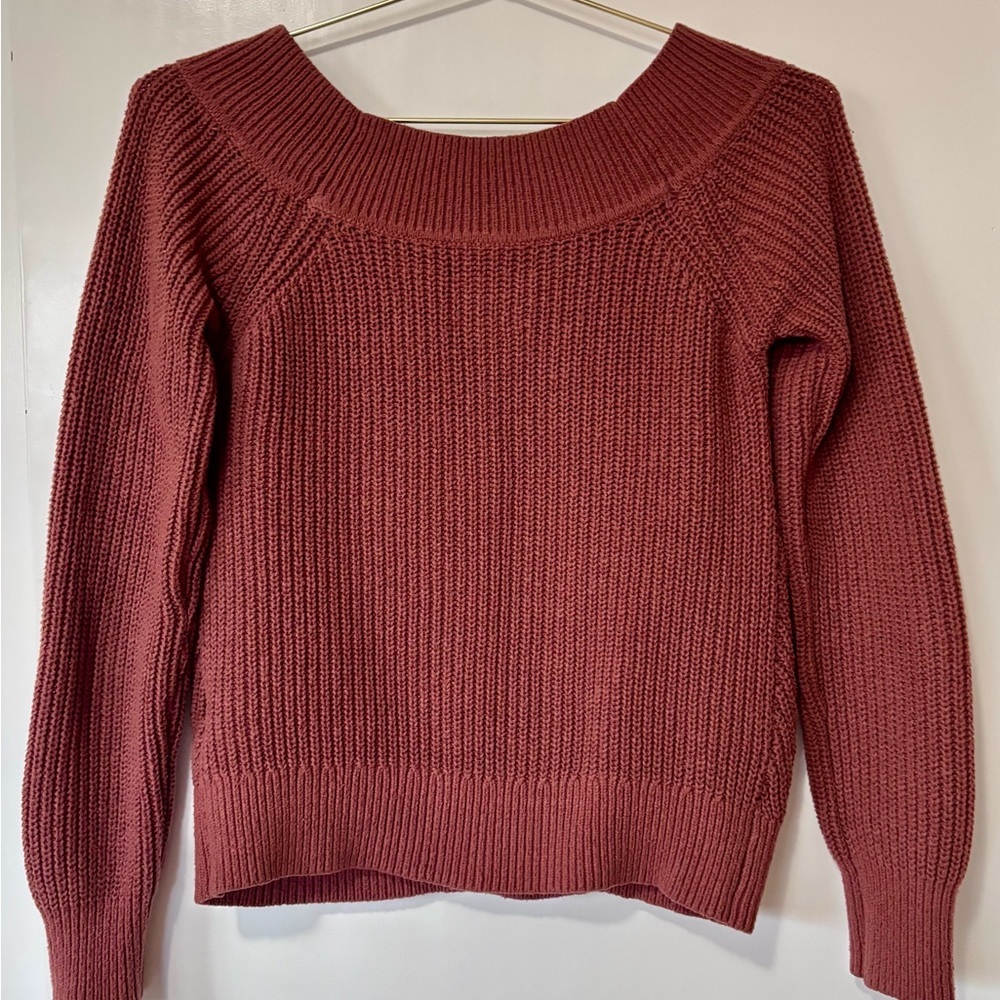 Abercrombie & Fitch| Rust Comfy Cozy Chunky Casual Knit Sweater Sz XS